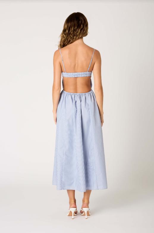 NIA | Destane Dress | Slate Blue Product Image