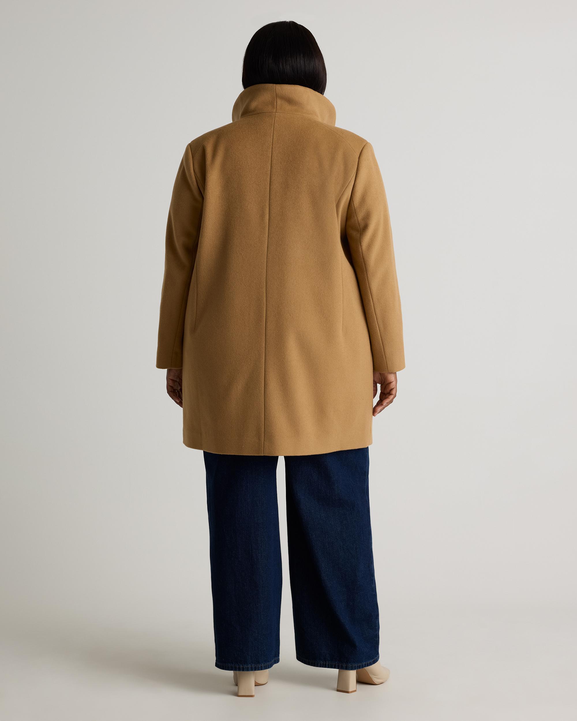 Quince | Women's Italian Wool Cocoon Coat Wool/Nylon Product Image
