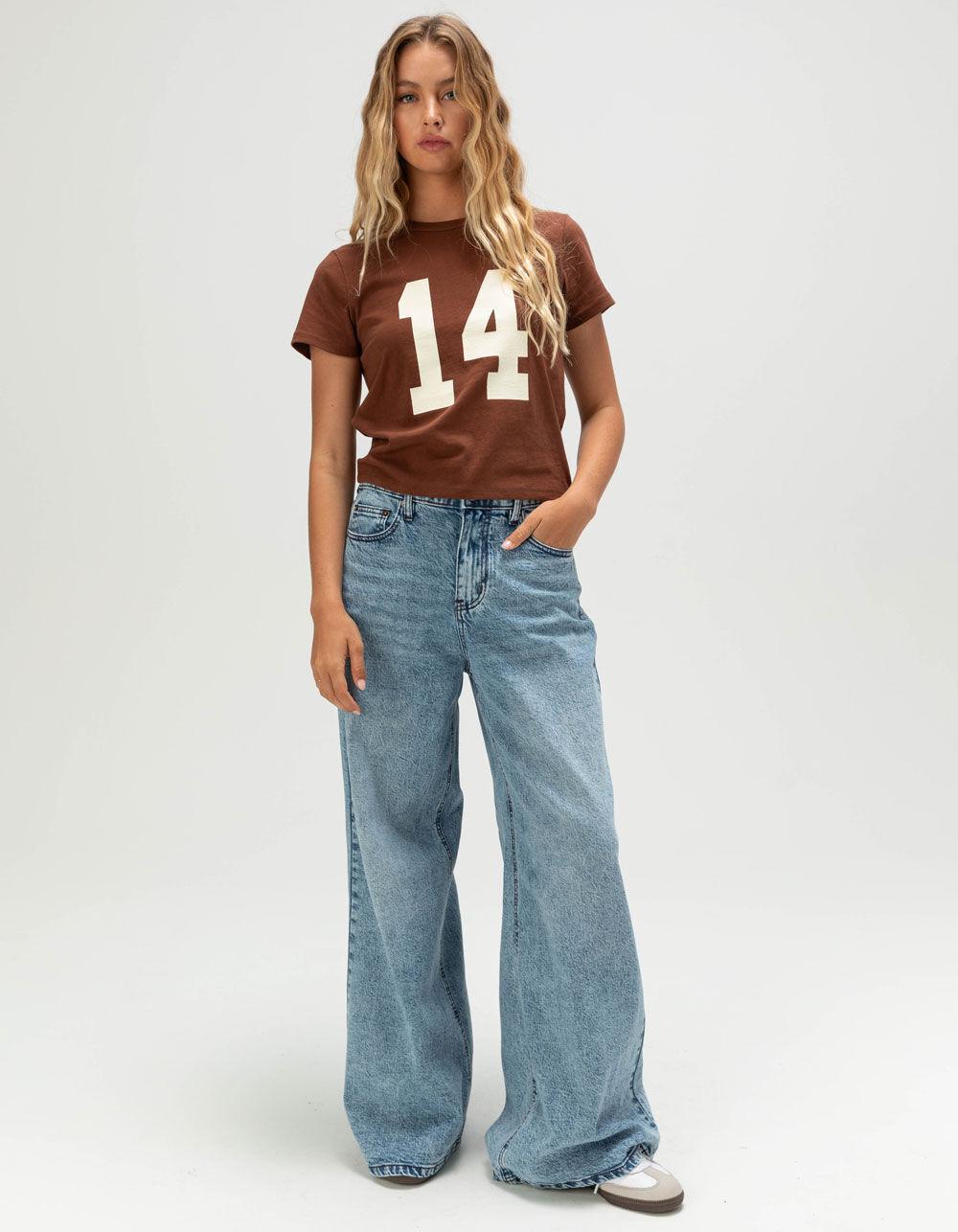 RSQ Womens 14 Baby Tee - BROWN Product Image