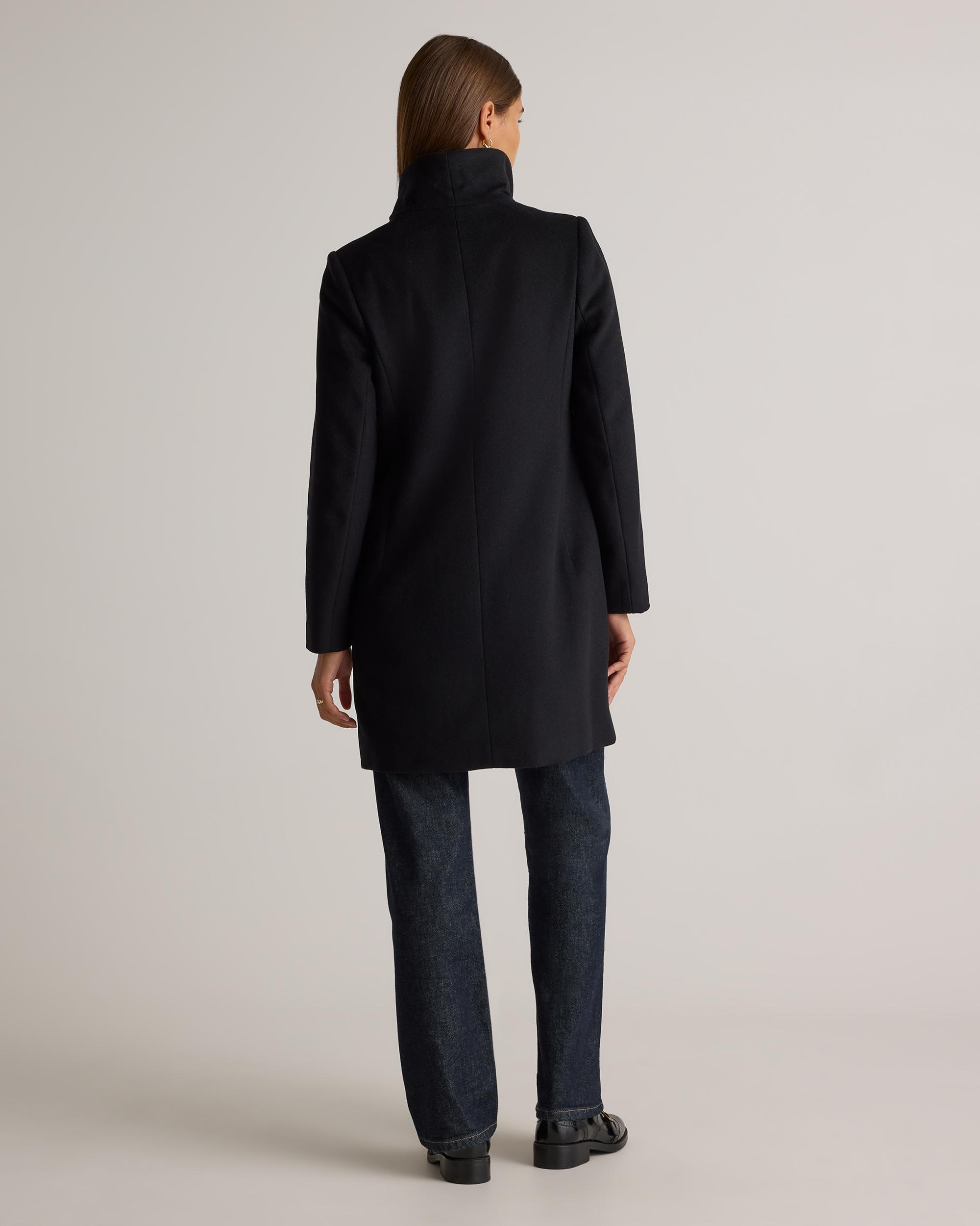 Quince | Women's Italian Wool Cocoon Coat Wool/Nylon Product Image