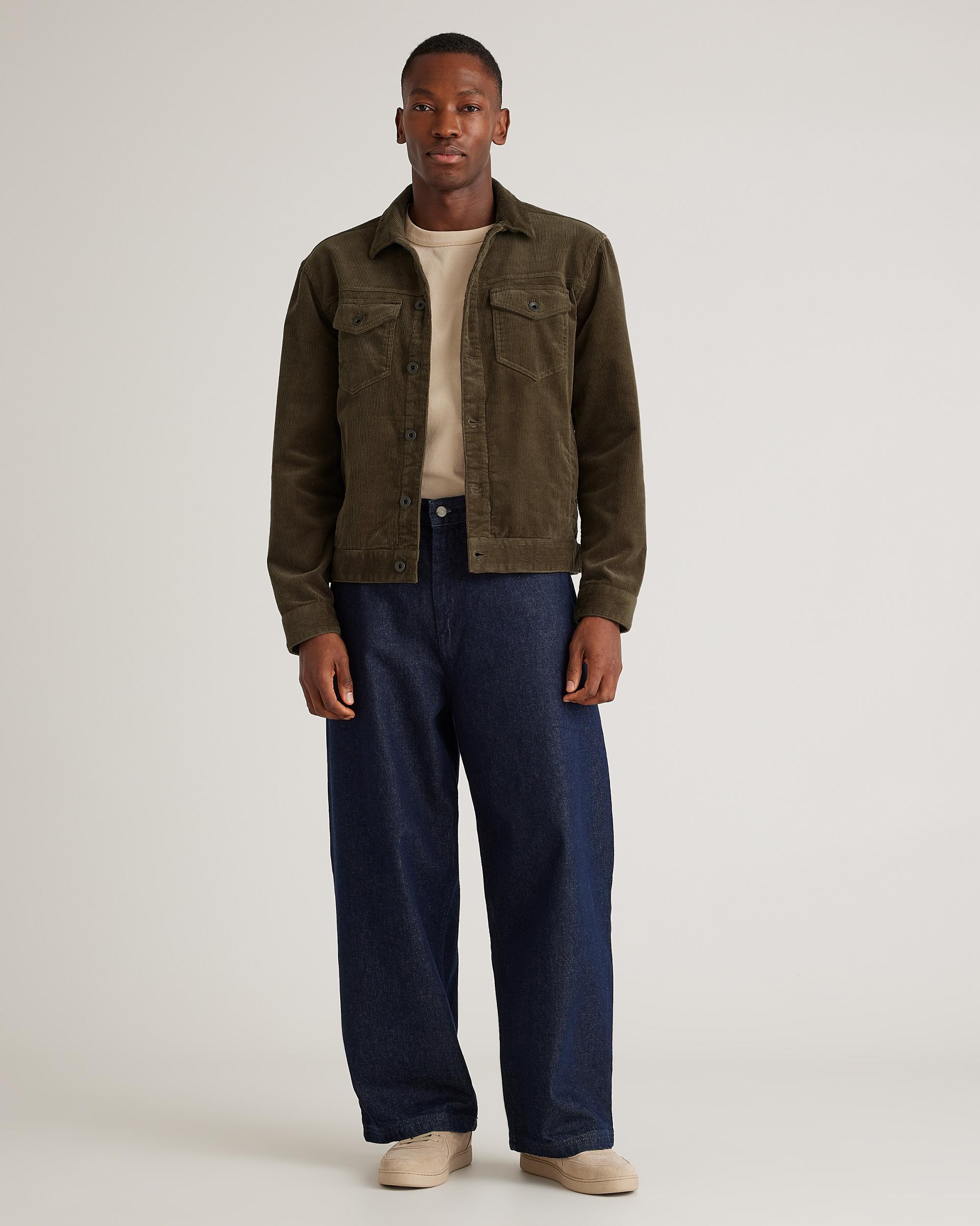 Quince | Men's Organic Stretch Corduroy Trucker Jacket Organic Cotton Product Image