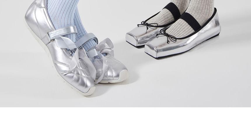 Plain Ribbed Socks / Set Product Image