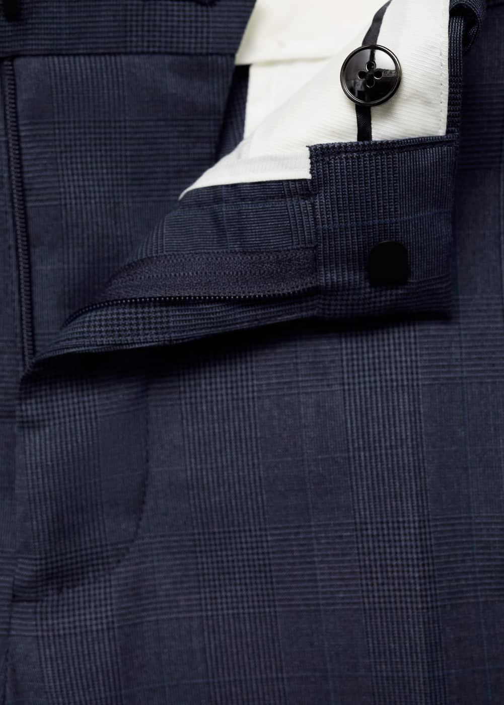 Stretch fabric super slim-fit suit trousers - Men | MANGO USA Product Image