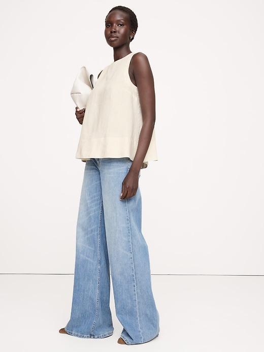 Linen Trapeze Tank Product Image