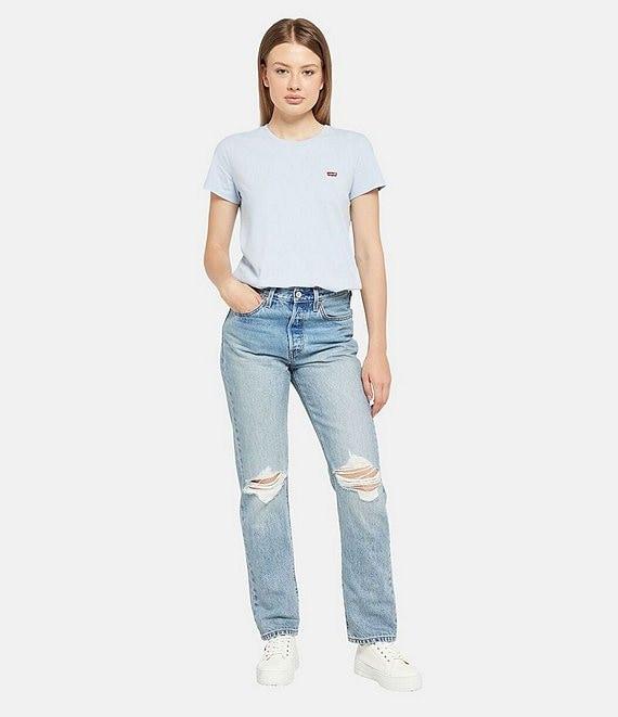 Levi's® 501® Original Straight Leg 5 Pocket Jeans Product Image