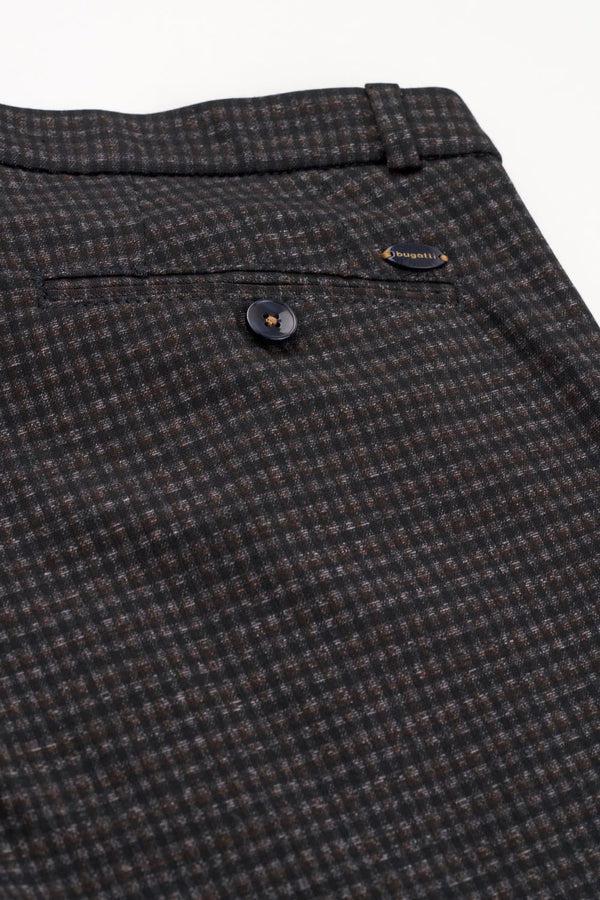Bugatti Chinos with Modern Cut in Multi-Check Product Image