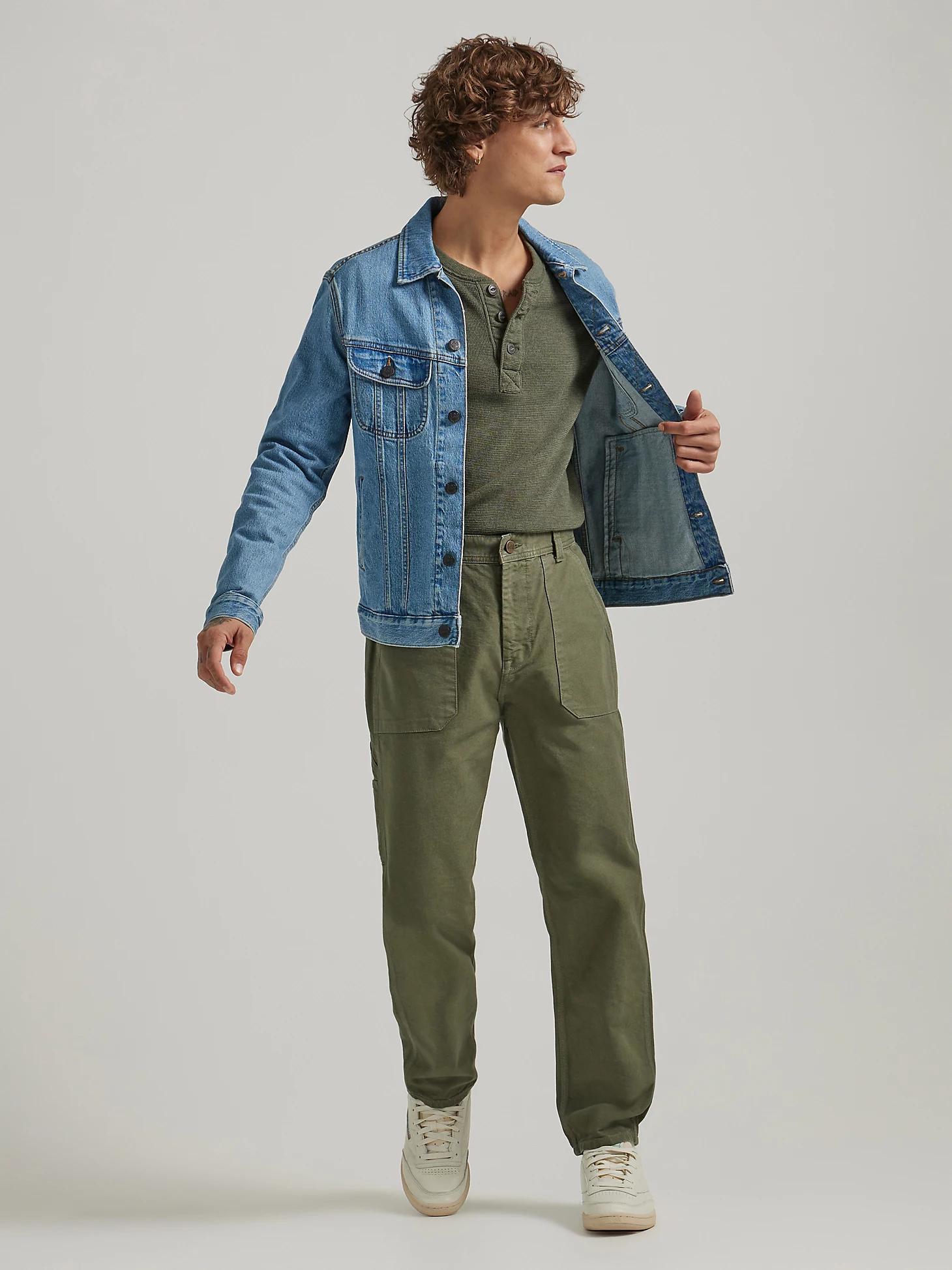 Men's Essential Relaxed Fit Rider™ Jacket | Men's Jackets & Outerwear | Lee® Product Image