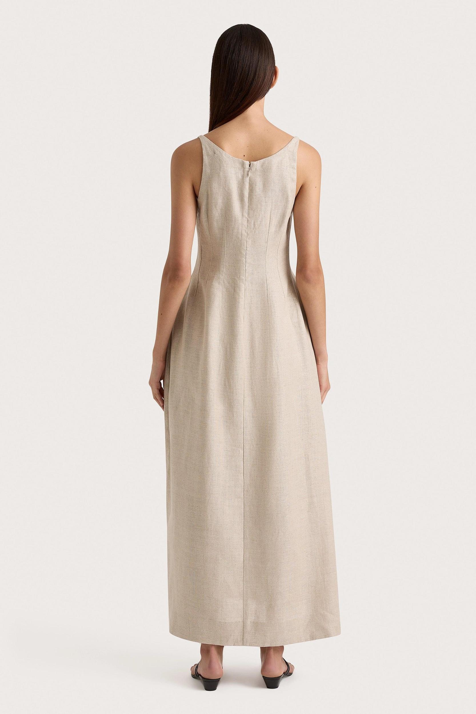 Lulea Wrap Vest Oatmeal - Final Sale Product Image