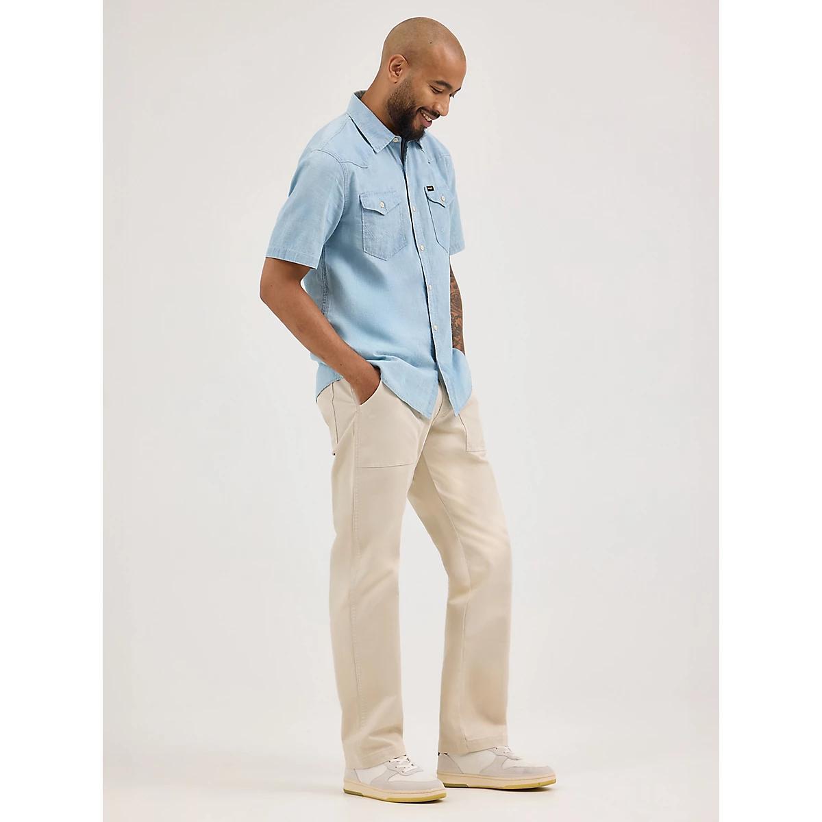 Men's Relaxed Fatigue Pant in Military Vintage Khaki Product Image