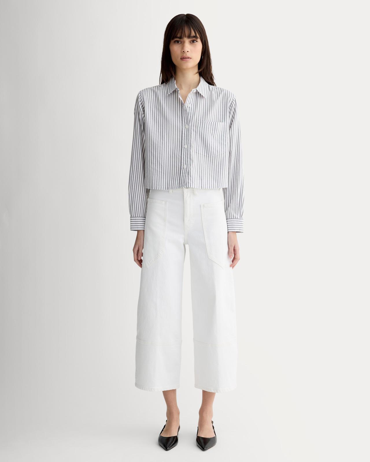 The Way-Short Shirt in Silky Cotton Product Image