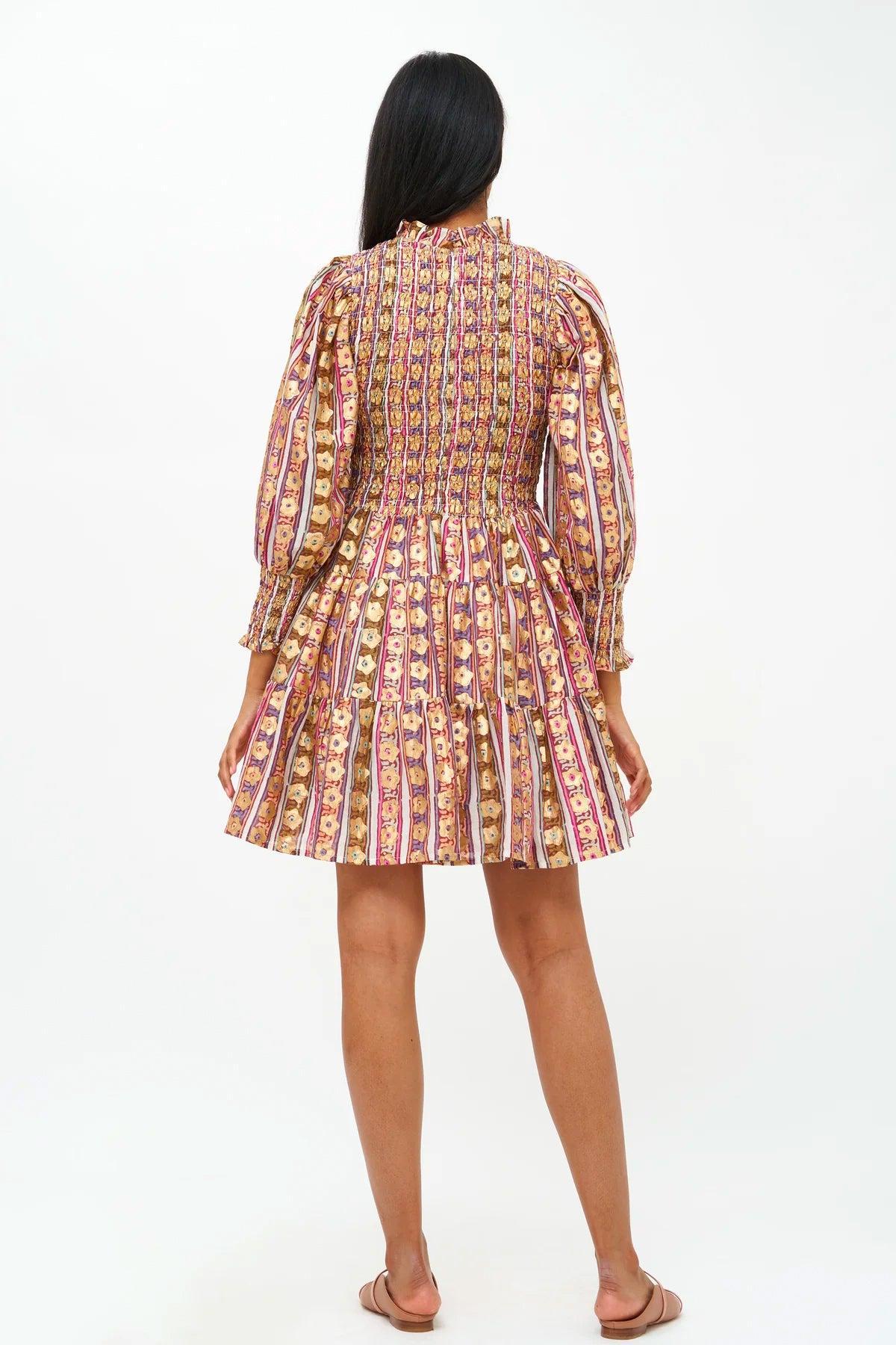 Smocked Flirty 3/4 Sleeve Product Image