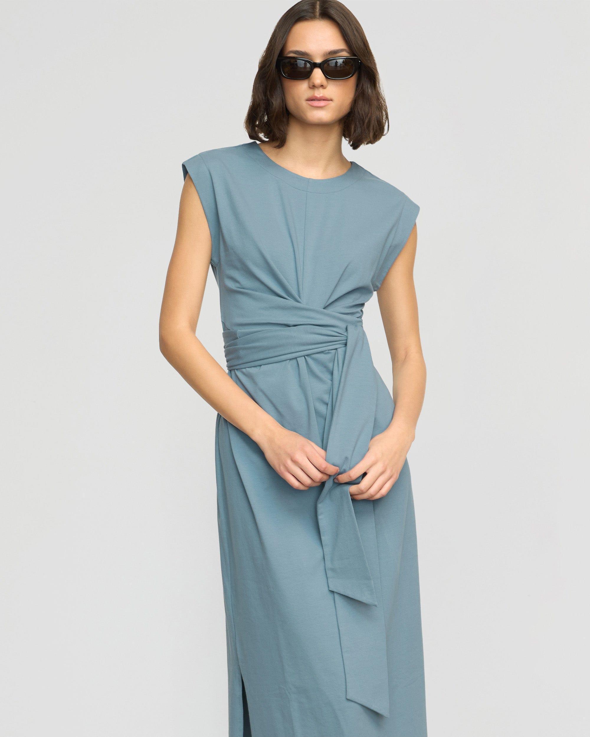 Fei Tie-Front Organic Cotton Dress Product Image