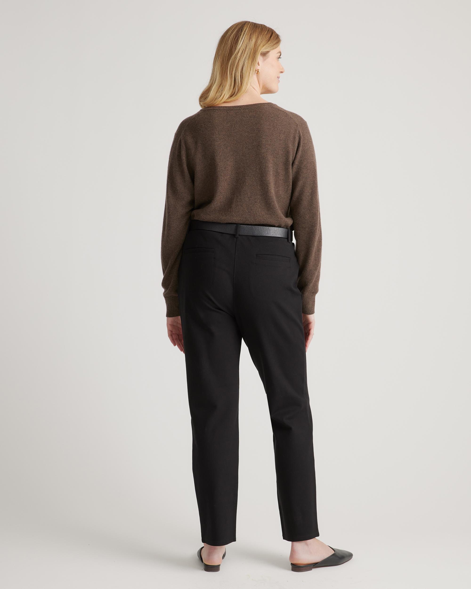 Quince | Women's Ultra-Stretch Ponte Straight Leg 4-Pocket Pants Size XL, Rayon Product Image