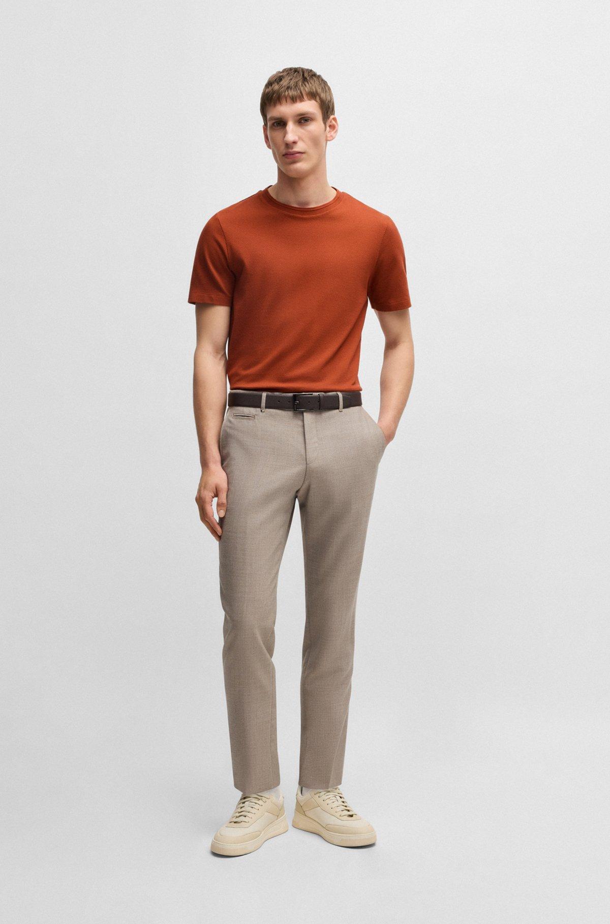  T-shirt with bubble-jacquard structure Product Image