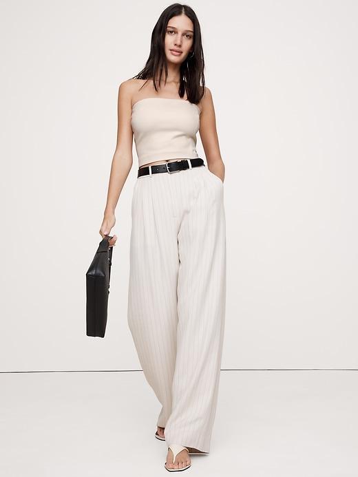 Everywhere Ponte Strapless Top Product Image