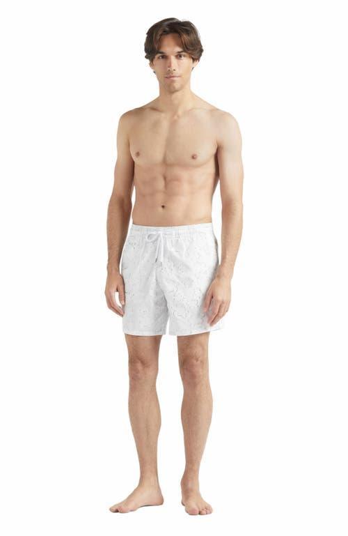 Mens Metallic Jacquard Swim Shorts Product Image