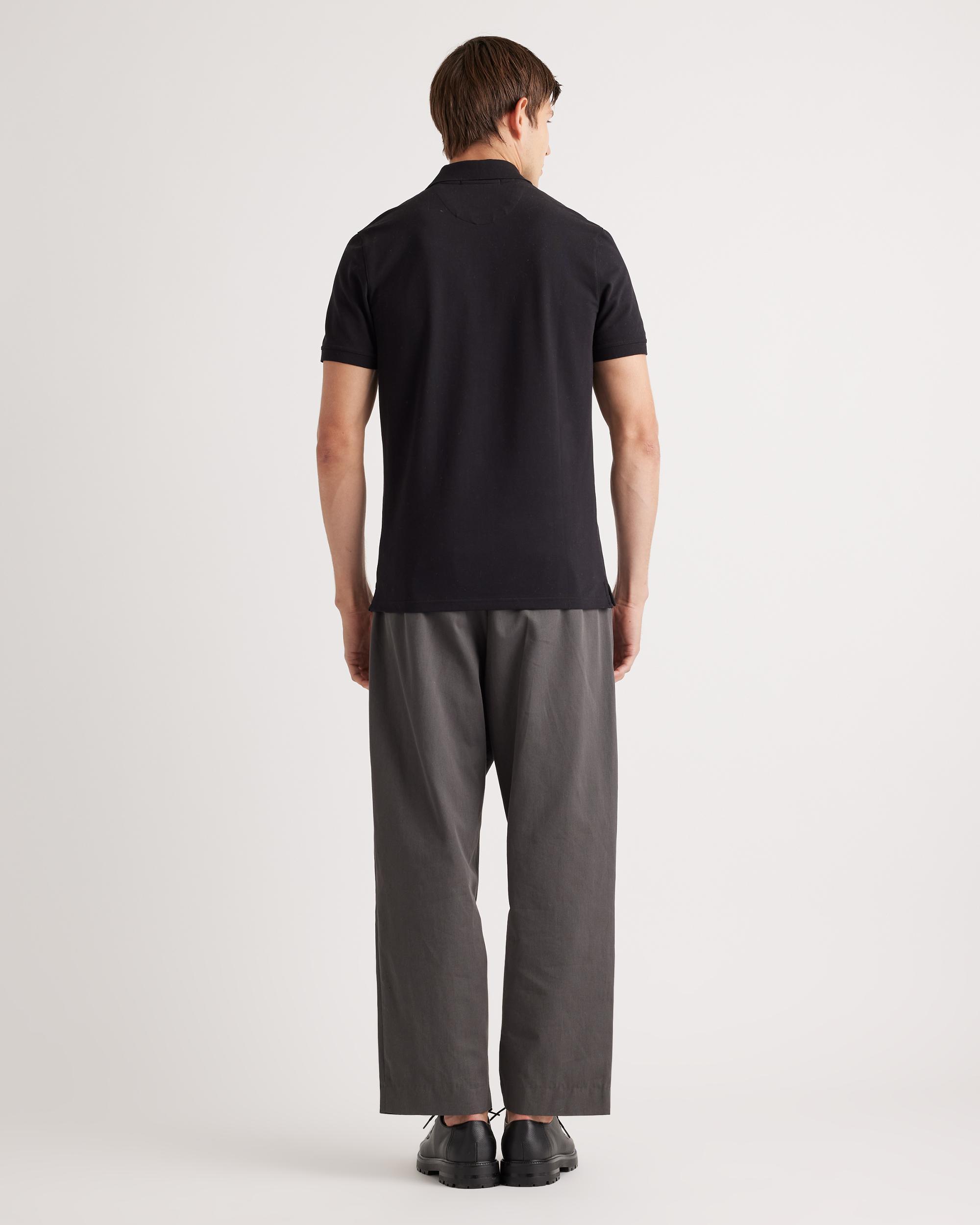 Quince | Men's Organic Stretch Luxe Pique Polo Shirt Spandex, Size XL, Organic Cotton Product Image