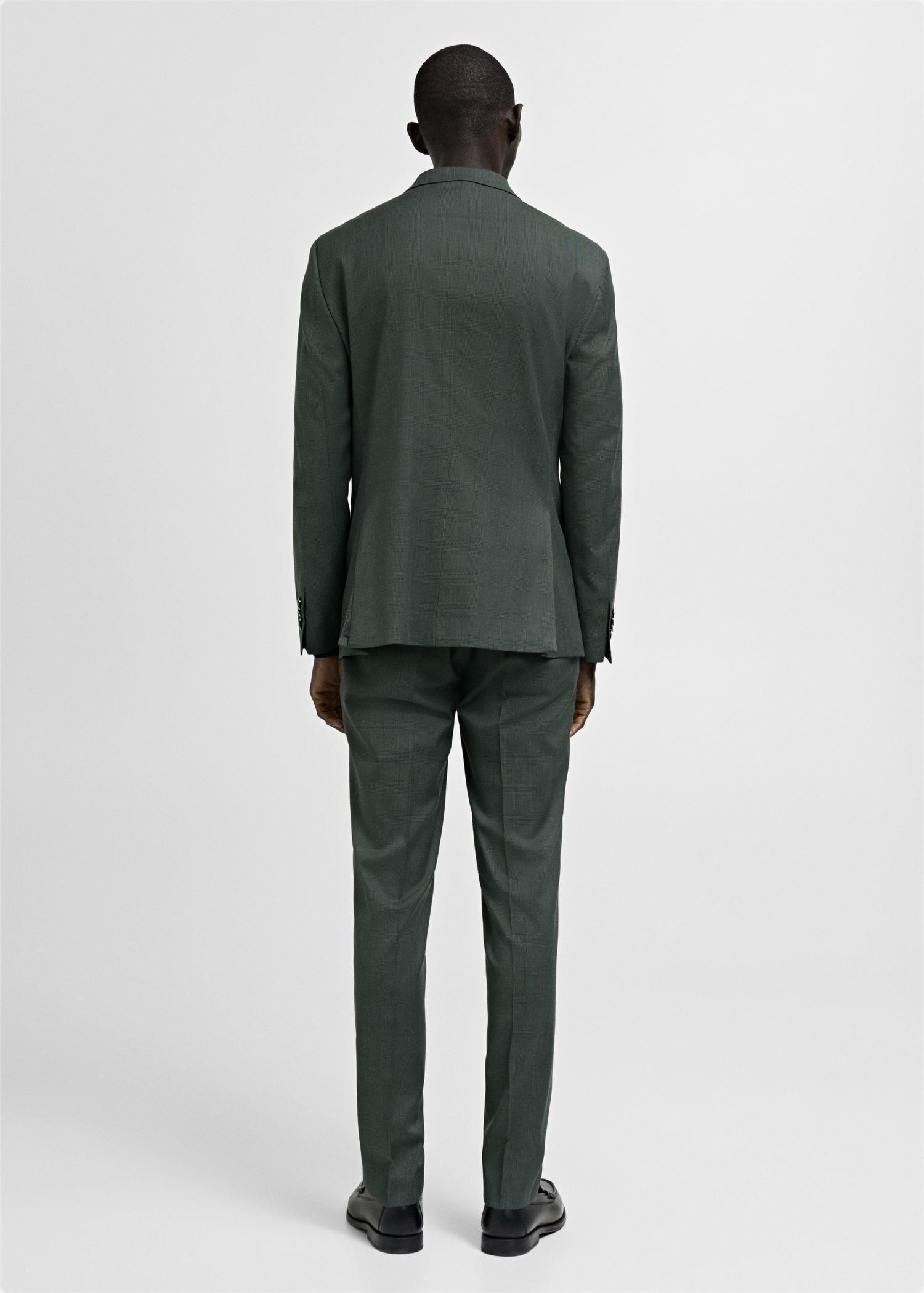Milan Prince of Wales check suit blazer - Men | MANGO USA Product Image
