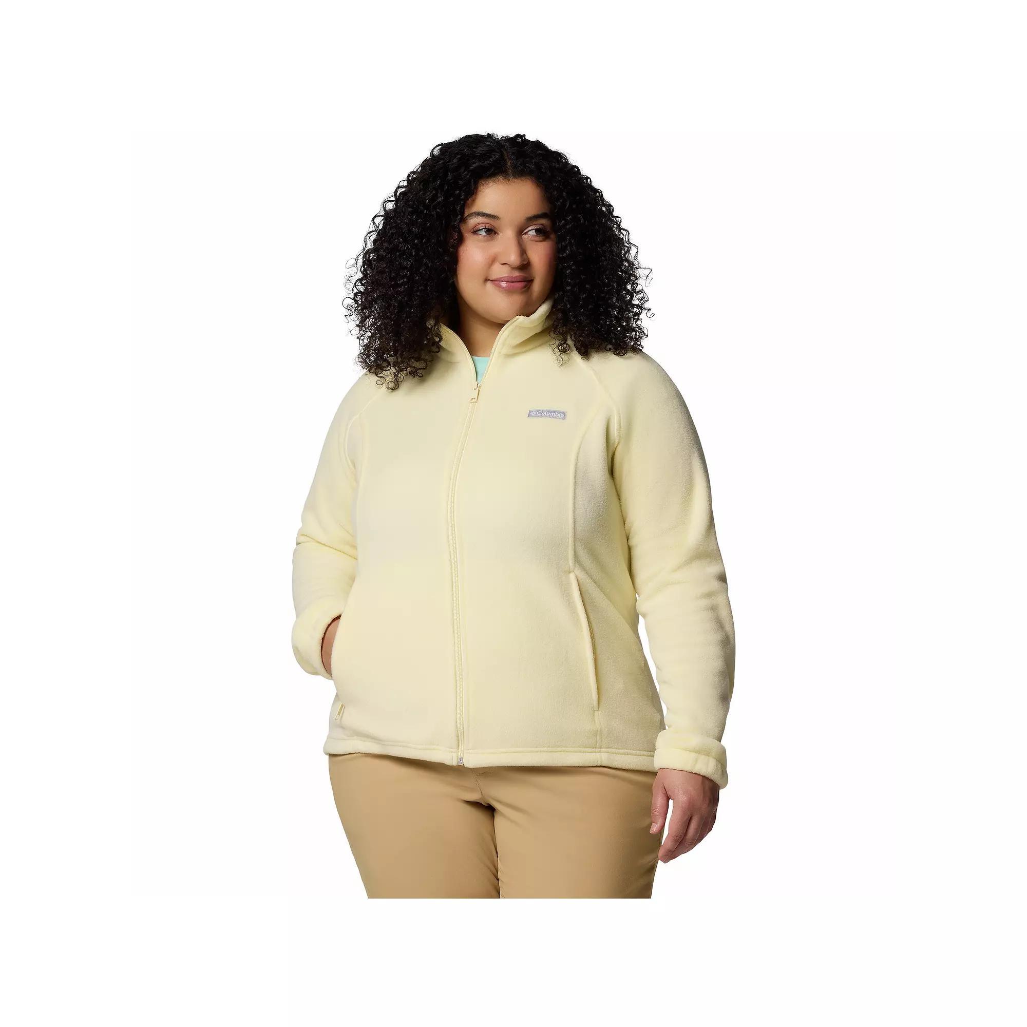 Plus Size Columbia Benton Springs Full-Zip Fleece Jacket, Women's, Size: 1XL, Spray Product Image