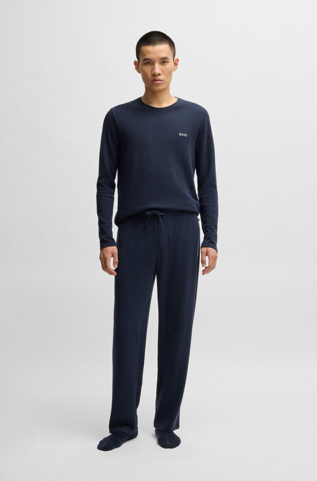 Pajama bottoms with embroidered logo Product Image