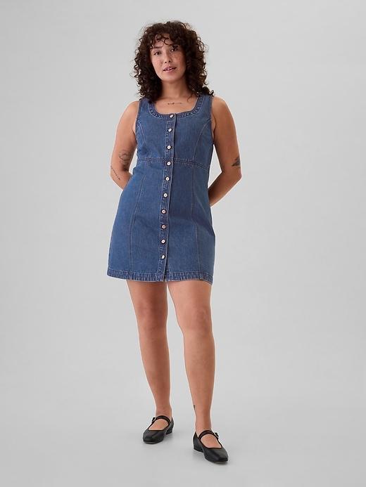GapHeritage Denim Mini Dress Product Image
