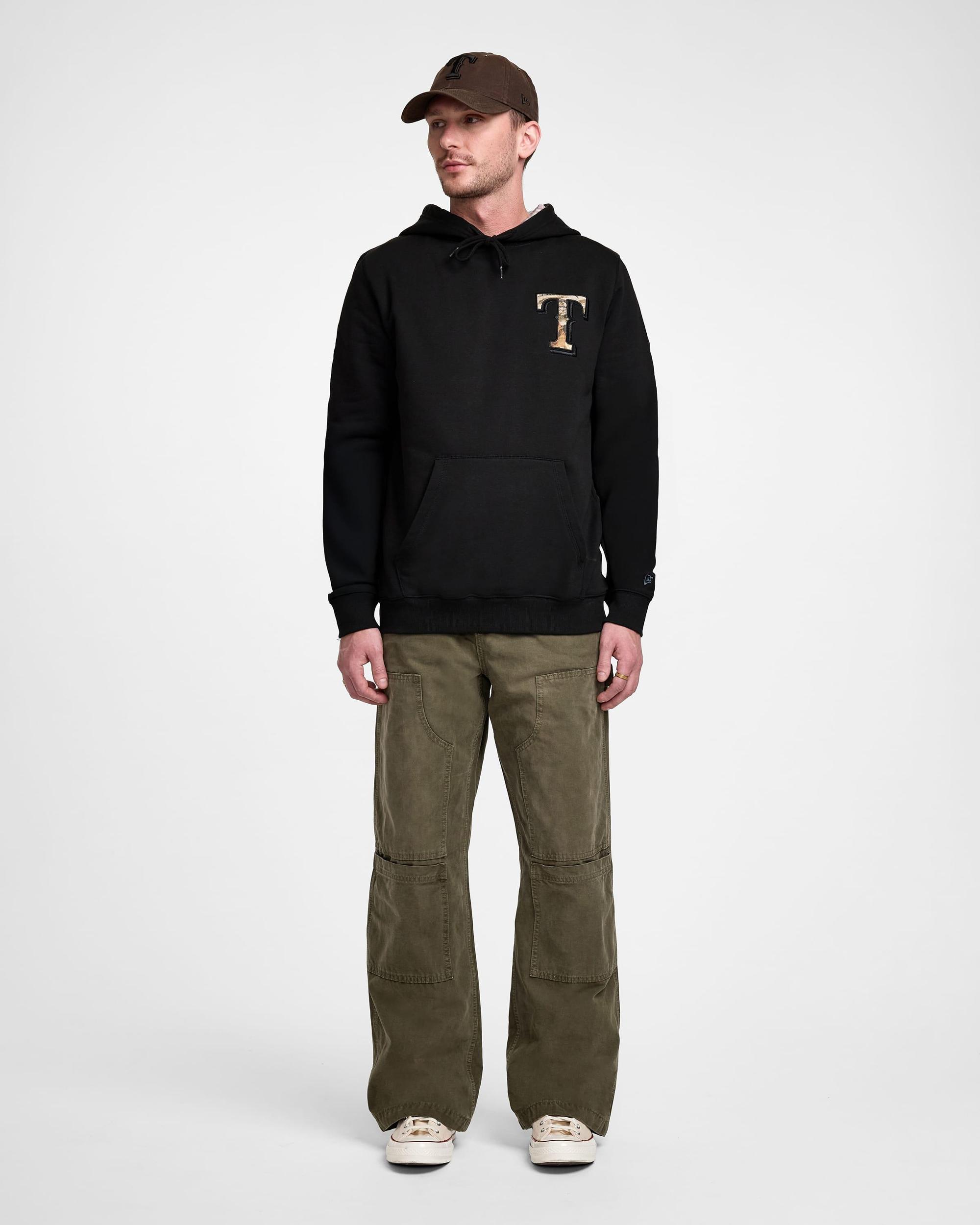 New York Yankees Black Realtree Hoodie Male Product Image