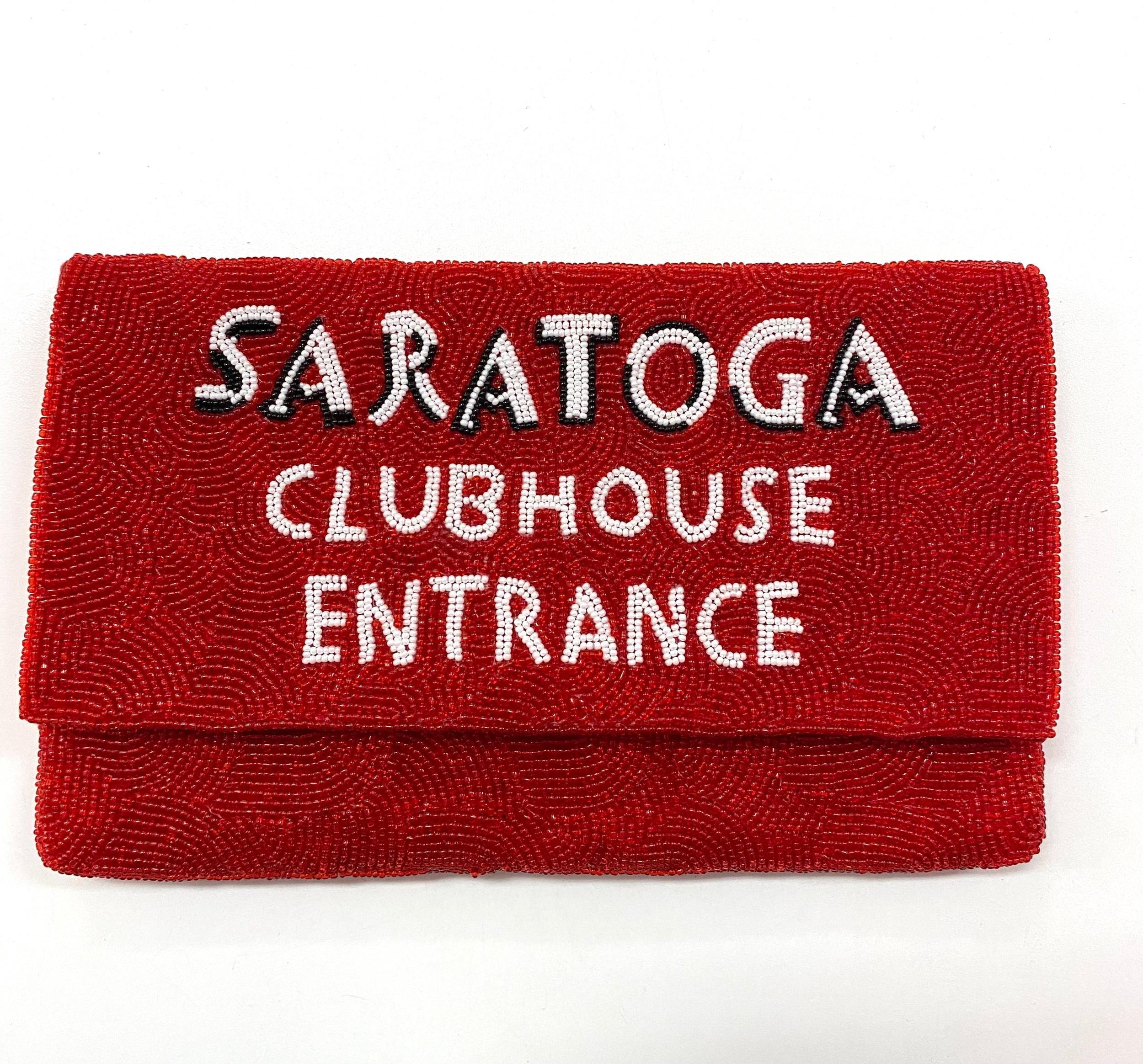 Saratoga Clubhouse Soft Beaded Clutch Product Image