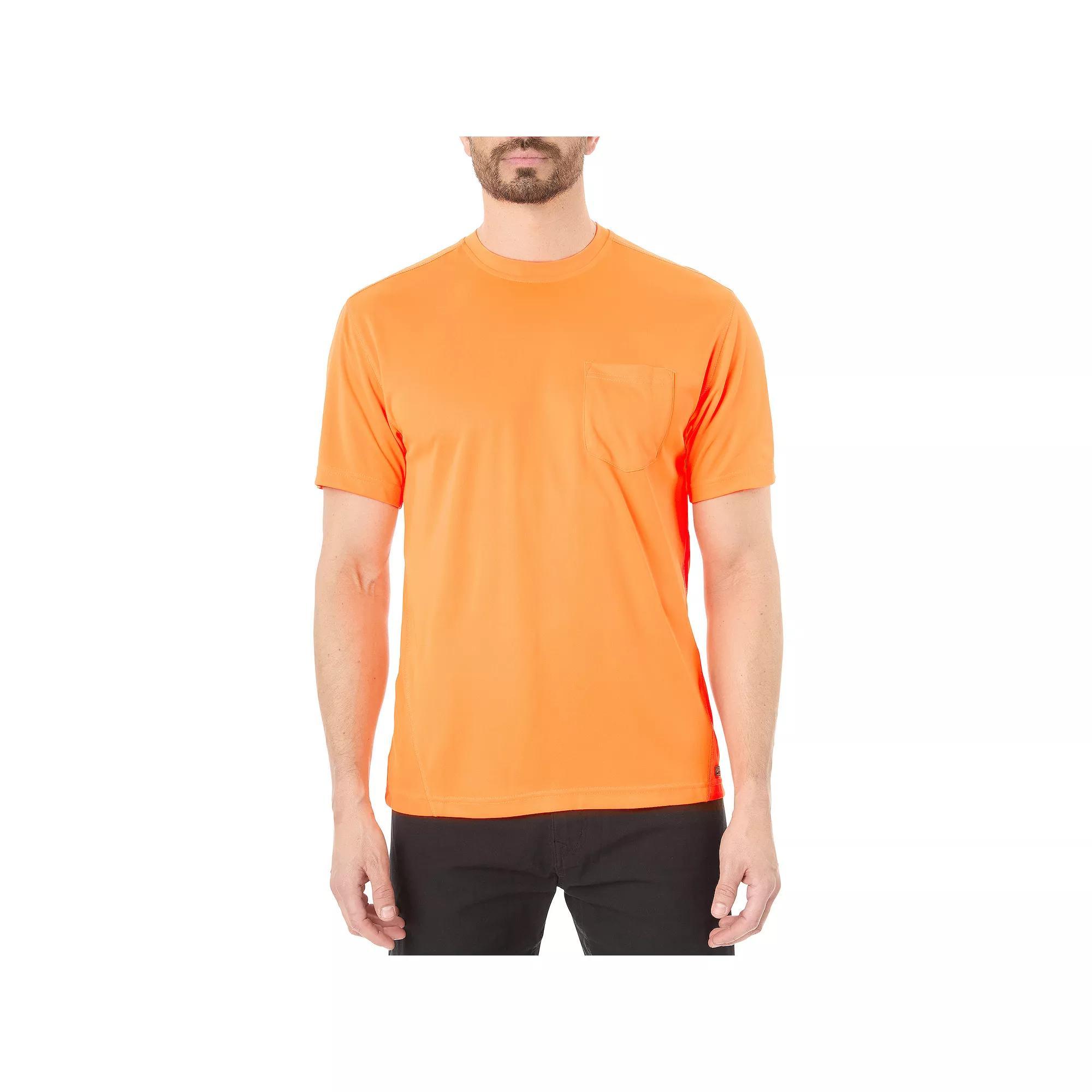 Men's Smith's Workwear Pocket Tee, Size: Large, Laser Orange Product Image