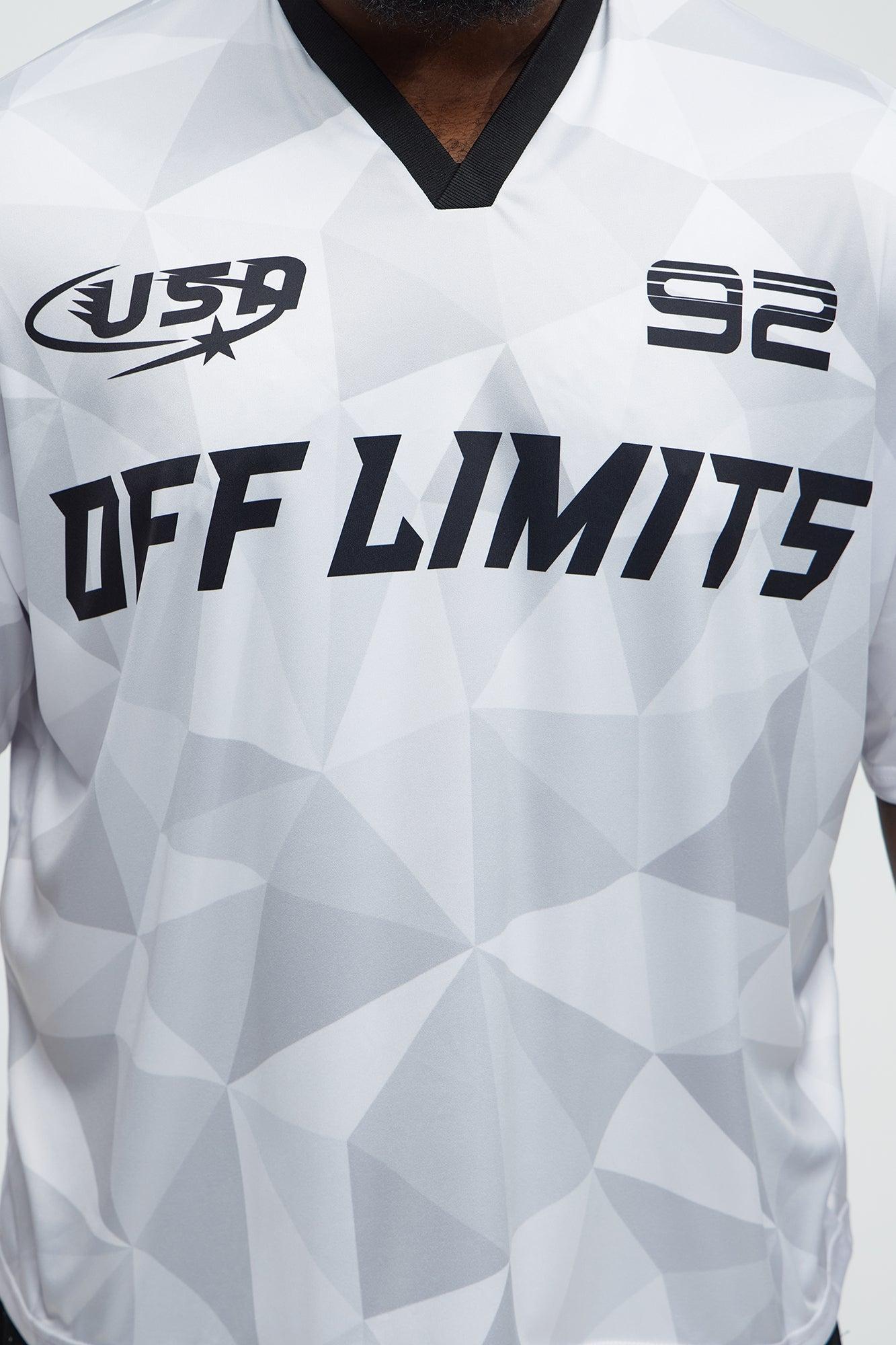 Off Limits Short Sleeve Soccer Jersey - White/combo Product Image