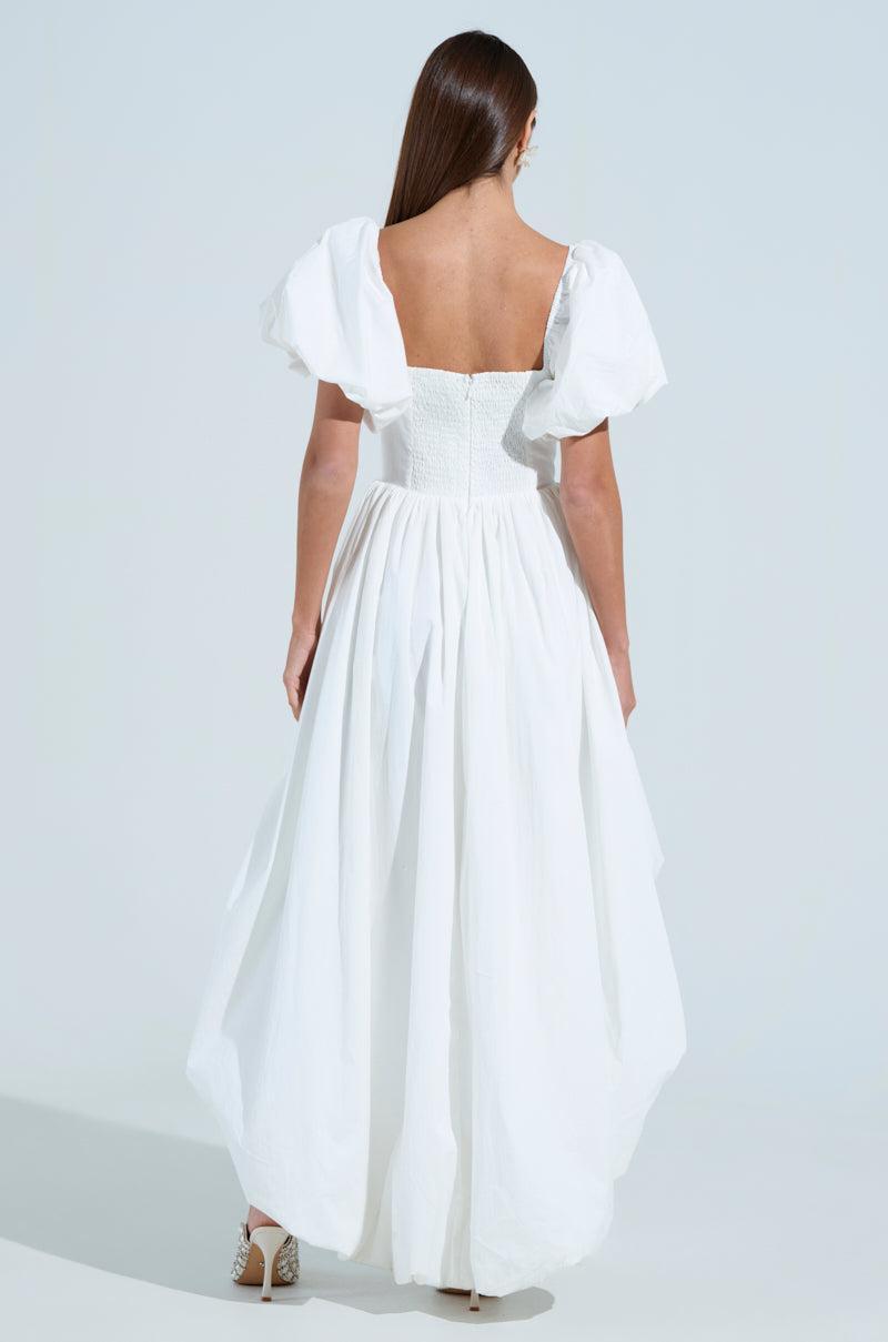 SOFIA POPLIN HIGH LOW MINI DRESS Product Image