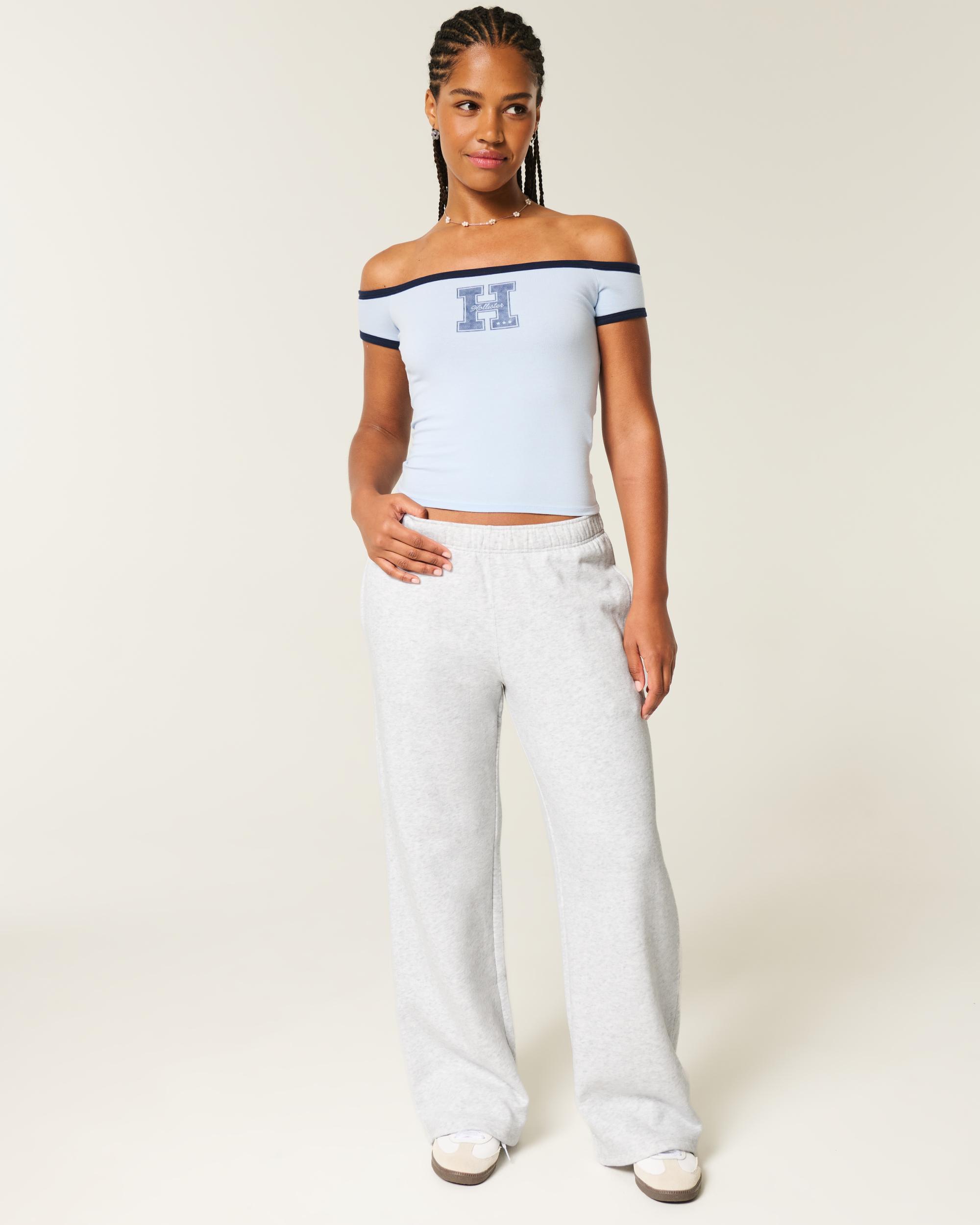 Wide-Leg Sweatpants Product Image