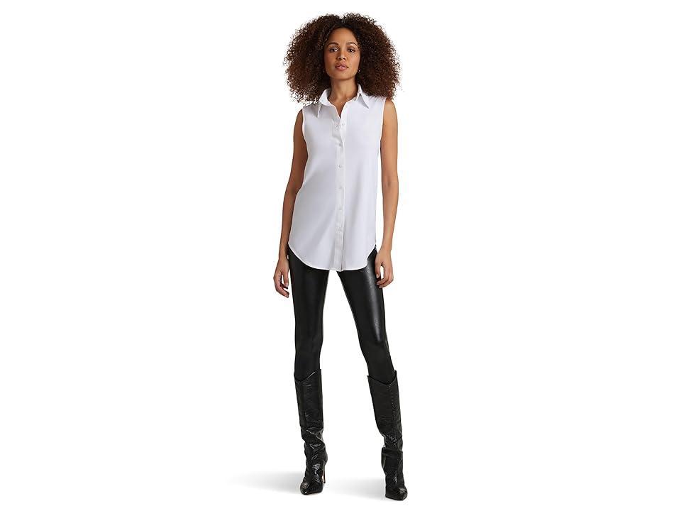 Commando Classic Sleeveless Oversized Button Down Shirt Women's Dress Product Image