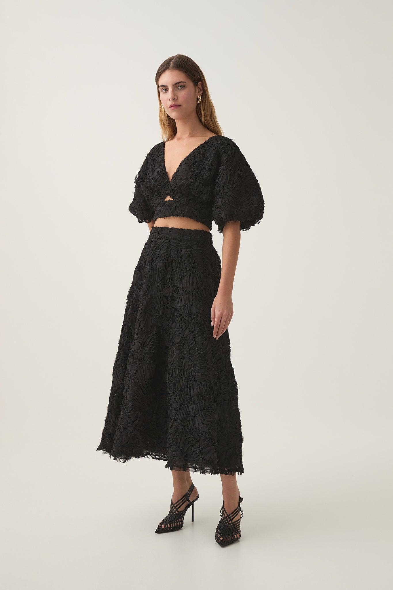 Telma Ruffle Mini Micro Dress Product Image