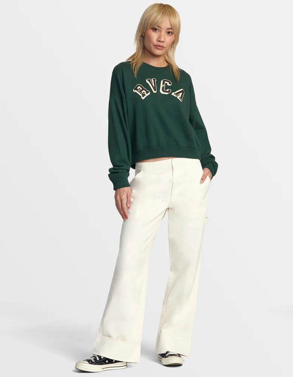 RVCA Ivy League Womens Crewneck Sweatshirt Product Image
