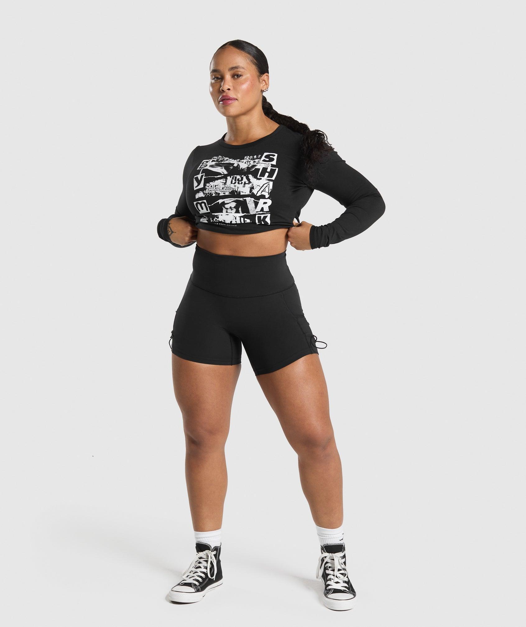 Punk Graphic Long Sleeve Midi Top Product Image