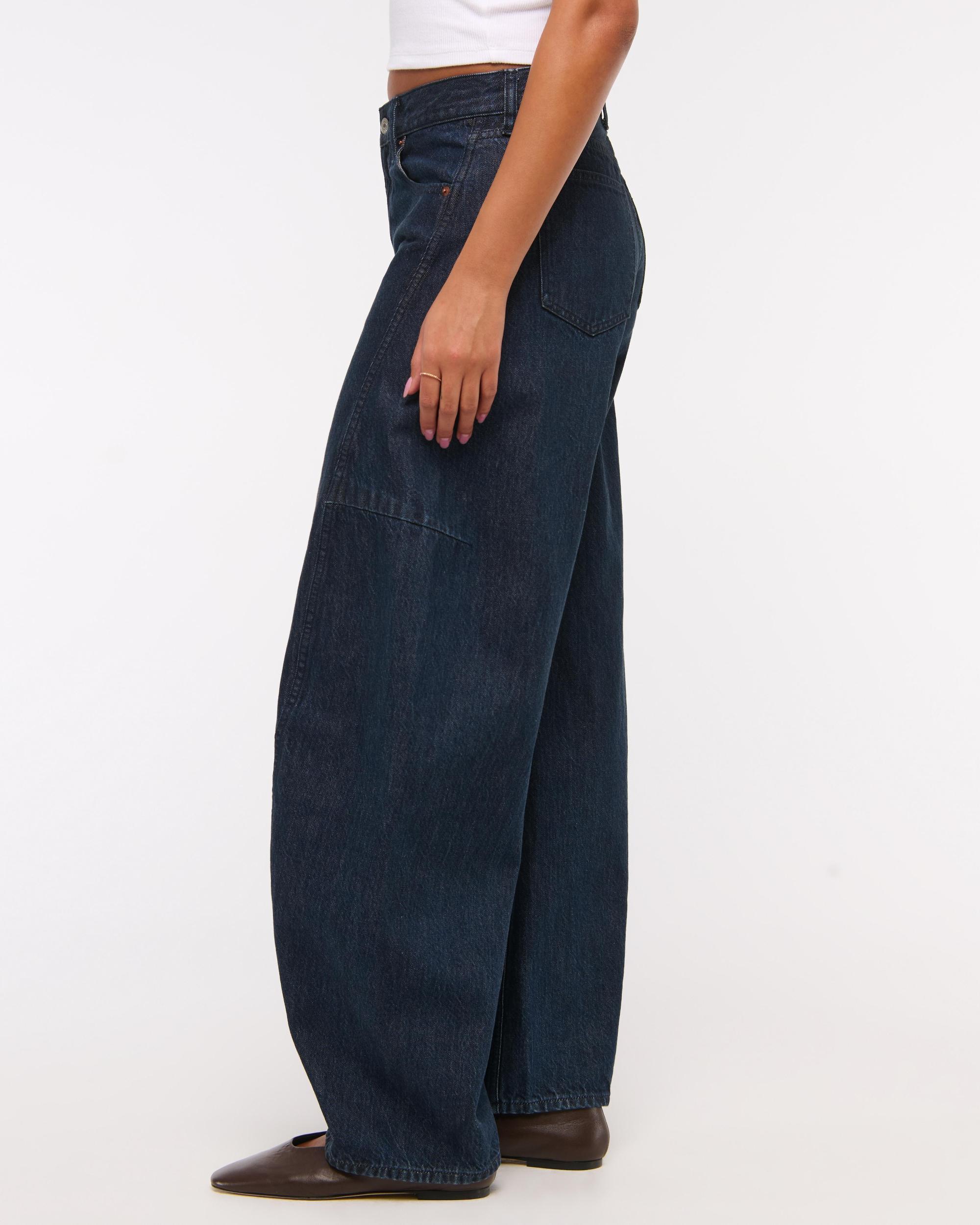 Mid Rise Ultra Barrel Jean Product Image