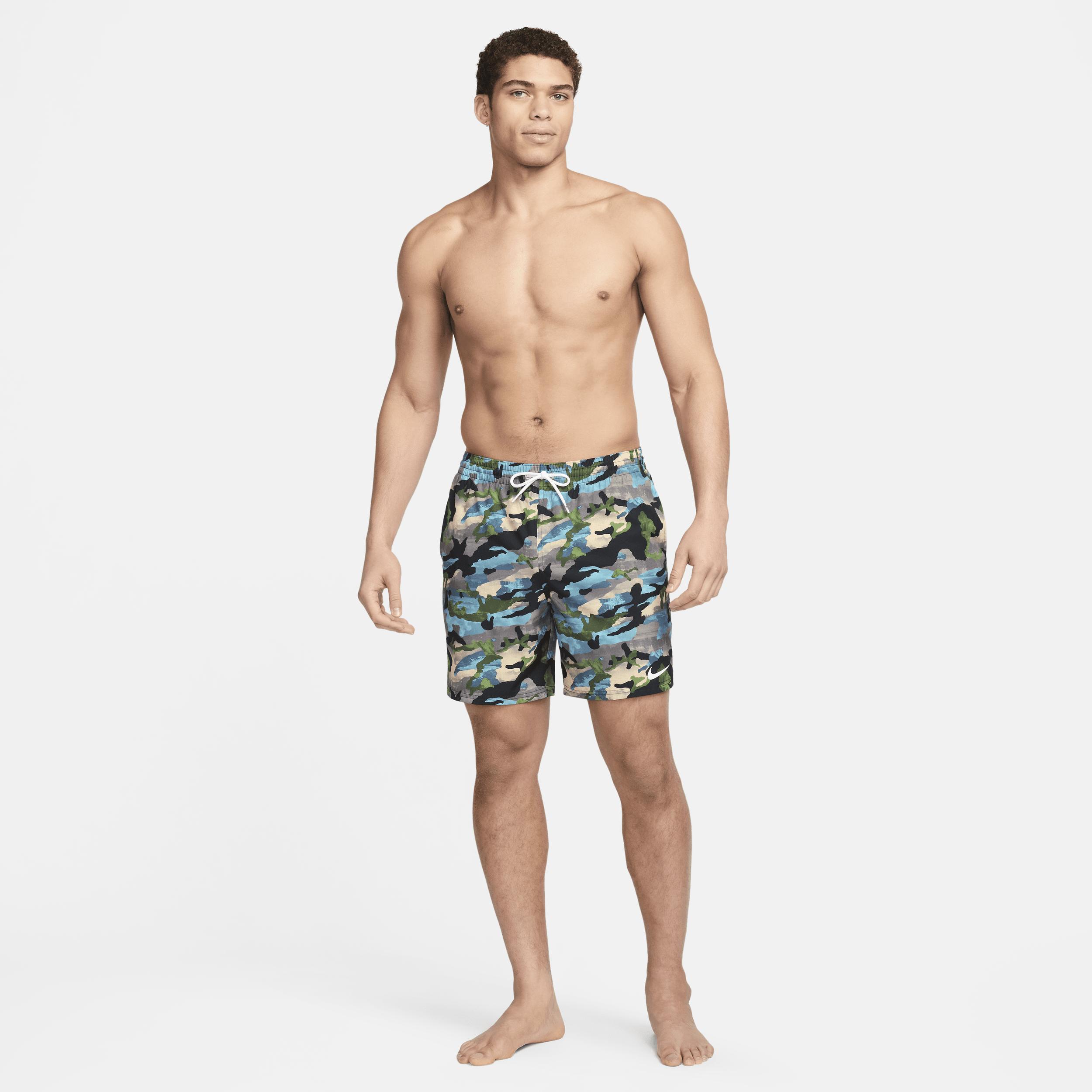 Nike Mens Swim Classic Camo 7 Volley Shorts Product Image