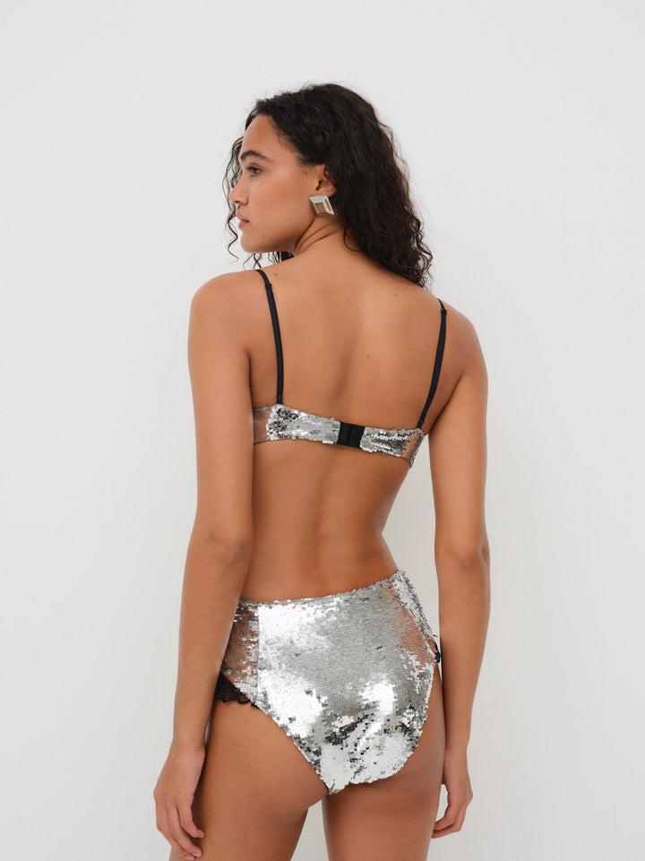 Maia Underwire Bra — Silver Product Image