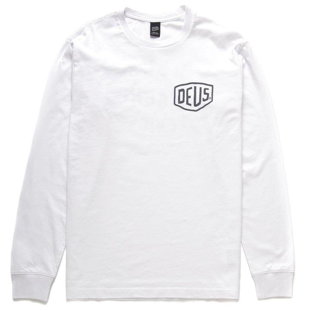 Tokyo Address Long Sleeve Tee - White Product Image