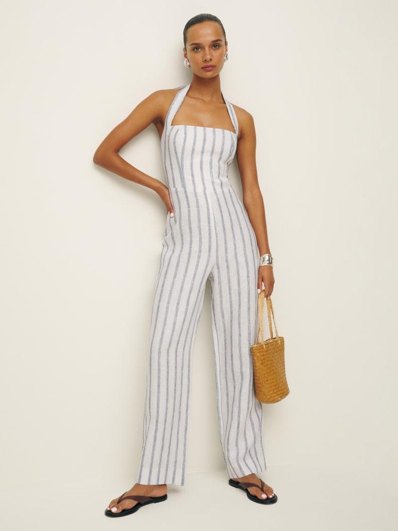Malika Linen Jumpsuit Product Image