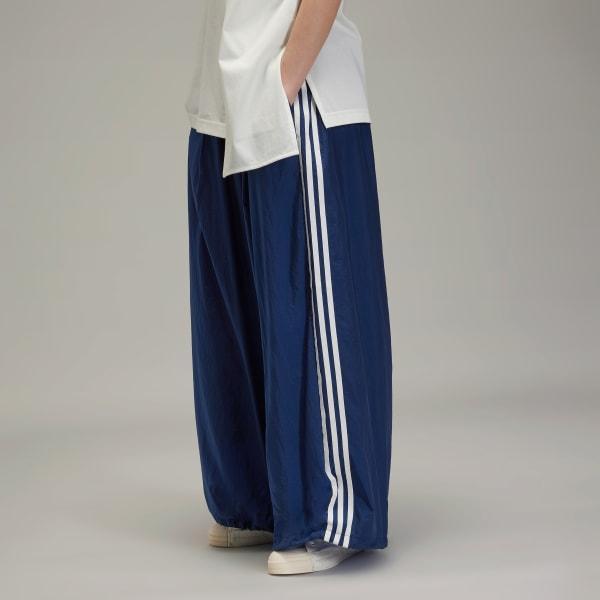 adidas Y-3 3-Stripes Nylon Pants Dark Blue XL Womens Product Image