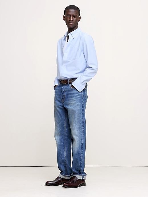 Standard-Fit Oxford Shirt Product Image