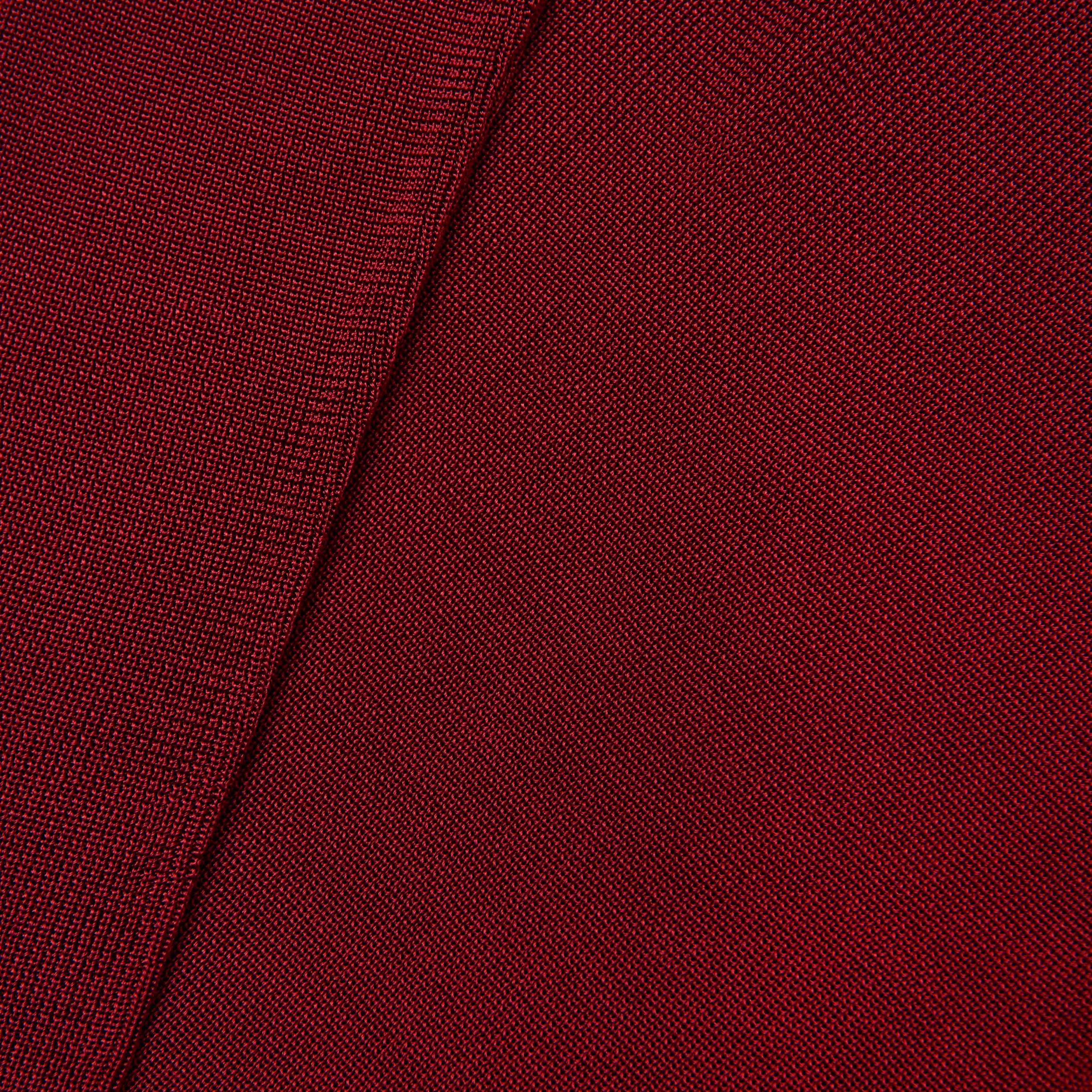 Burgundy Viscose Knit Top Product Image