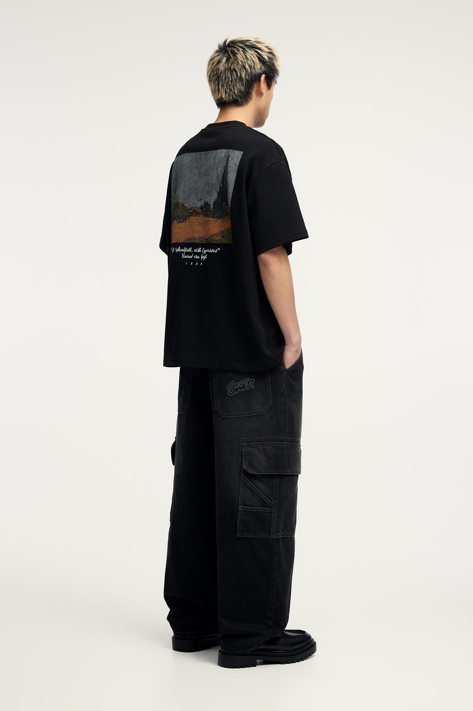 Short sleeve Van Gogh sweatshirt Product Image