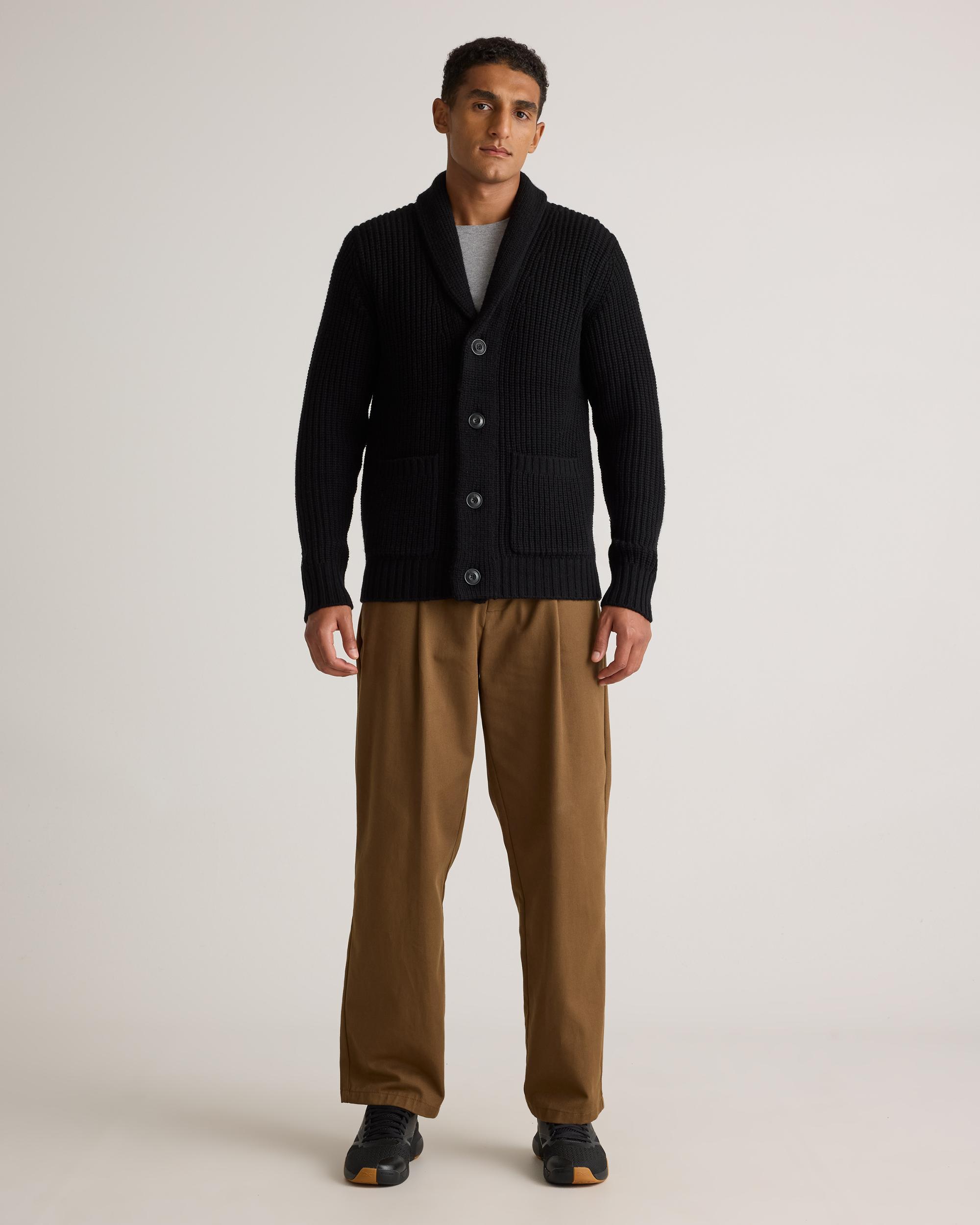 Quince | Men's Australian Merino Wool Shawl Collar Cardigan Sweater Product Image