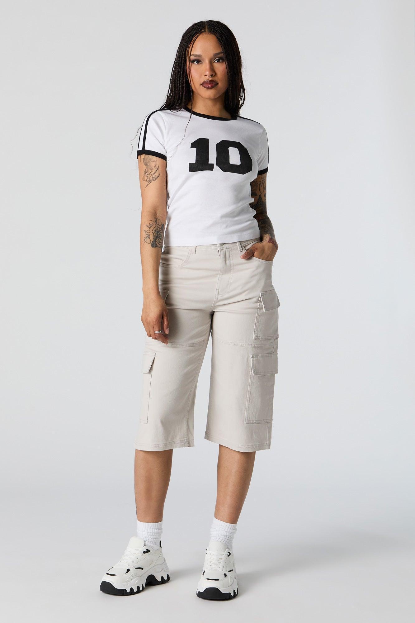 Multi Pocket Longline Cargo Short Female Product Image