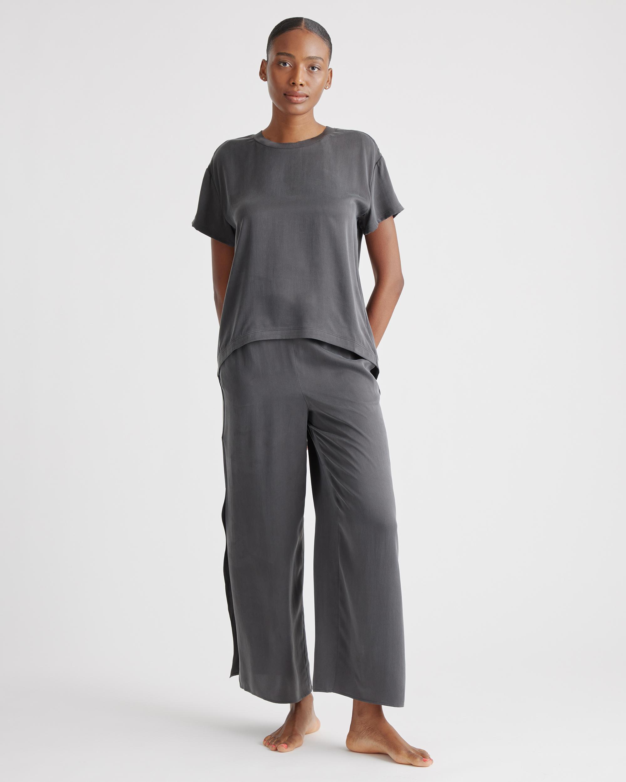 Quince | Women's Pajama T-Shirt Size XL, Silk Product Image