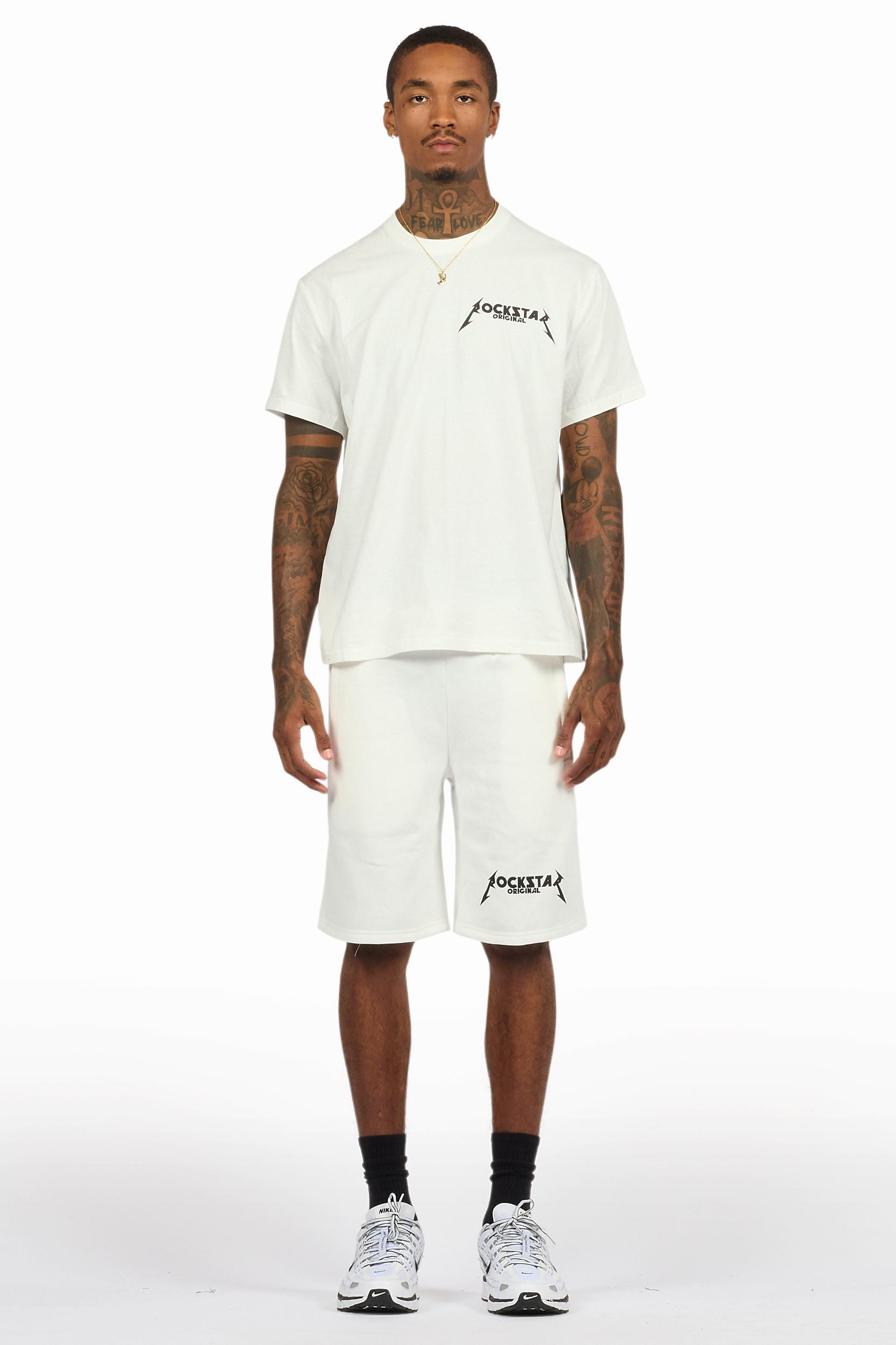 Buck White Short Set Male Product Image