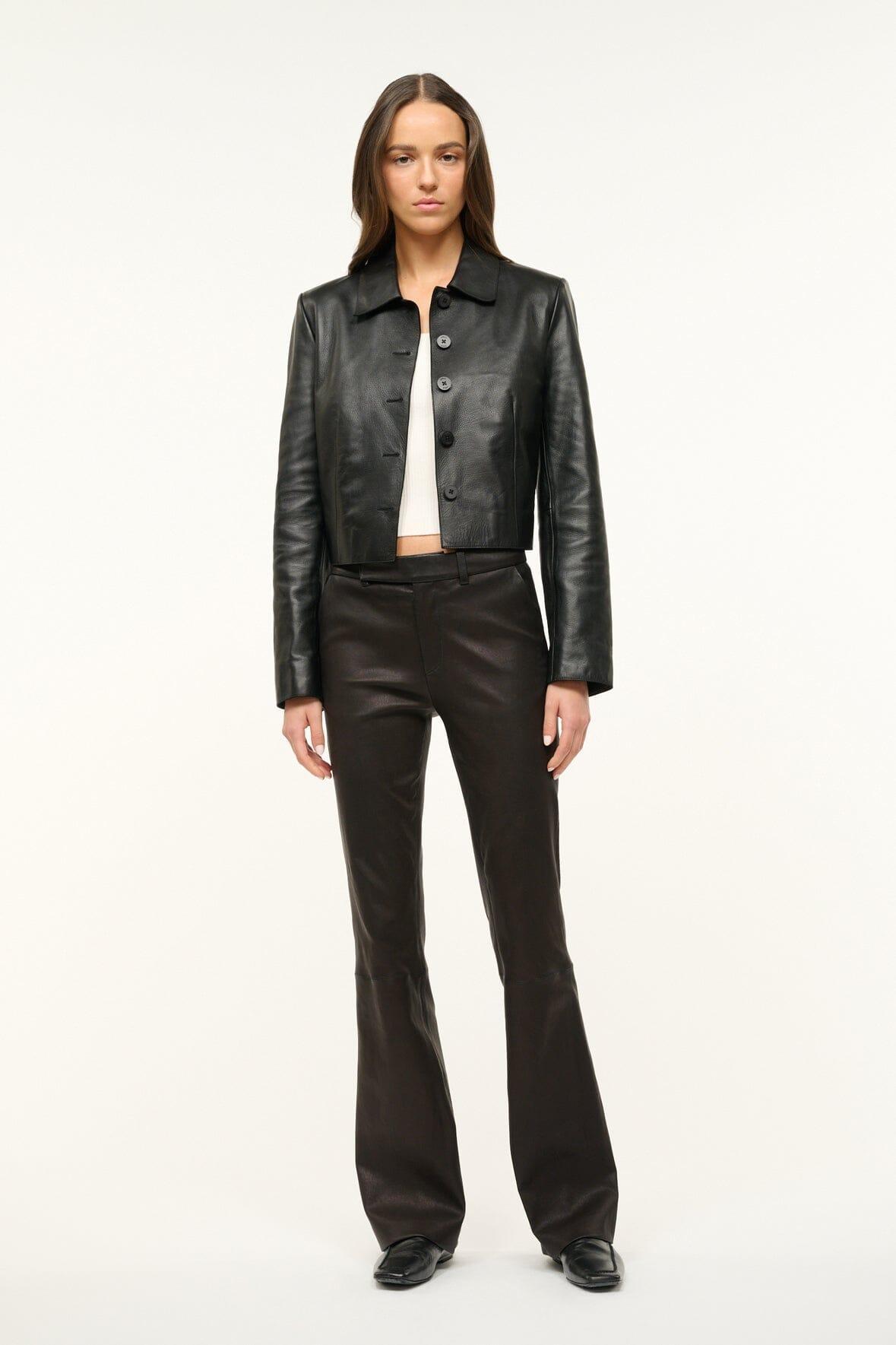 LEATHER MARINO JACKET | BLACK Product Image