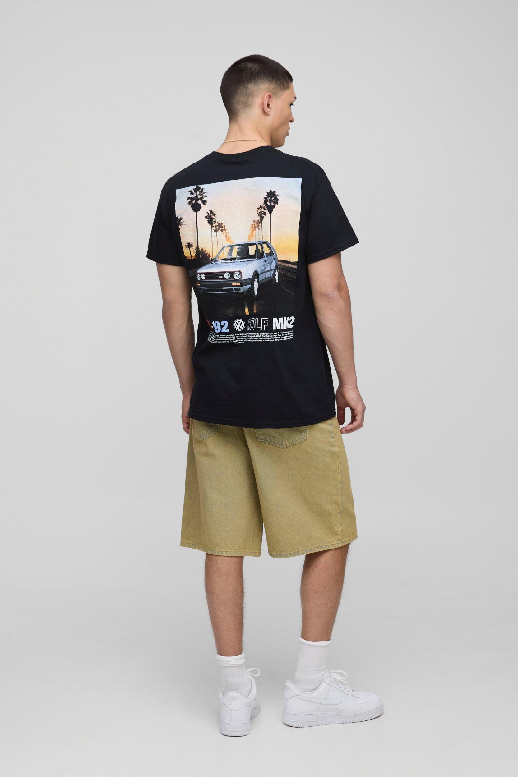 Regular Fit Bleach Washed Minimal Ripped Jorts | boohooMAN USA Product Image